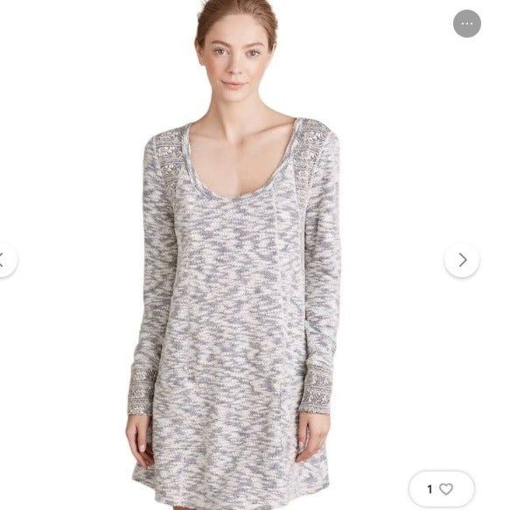 Anthropologie Saturday Sunday Medium Bookend Mercer Knit Tunic Dress-Pockets